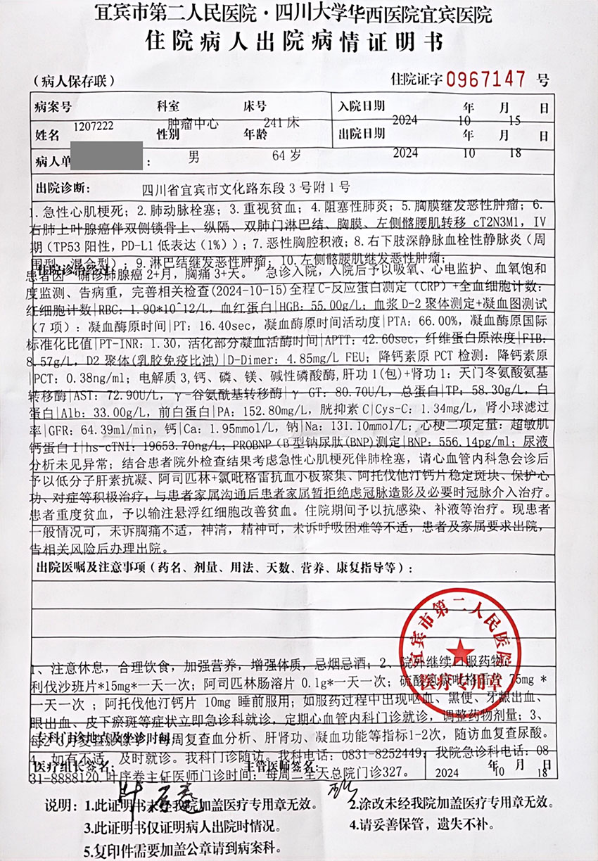 中医治疗之肺癌晚期